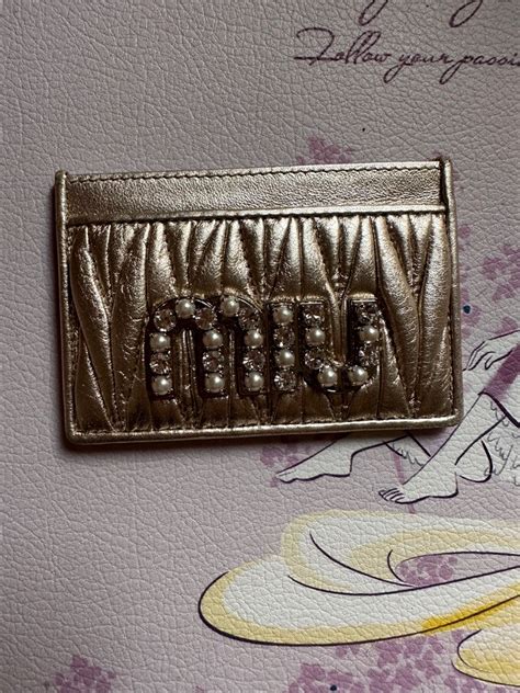 miu miu wristlet|Wallets, Cardholders And Pouches .